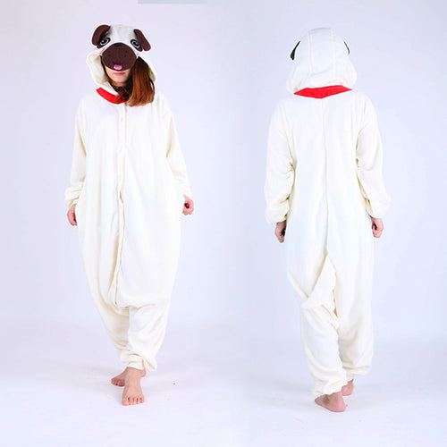 Adult-Size Pug Pajama Onesies