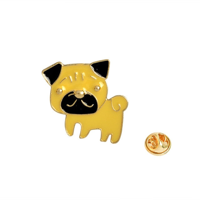 Pug Jacket Pin