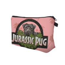 Load image into Gallery viewer, &quot;Jurassic Pug&quot; Women&#39;s Makeup Organizer Bag