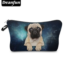 Load image into Gallery viewer, &quot;Pug Galaxy&quot; Women&#39;s Makeup Organizer Bag