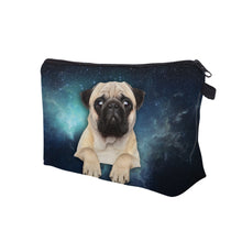 Load image into Gallery viewer, &quot;Pug Galaxy&quot; Women&#39;s Makeup Organizer Bag