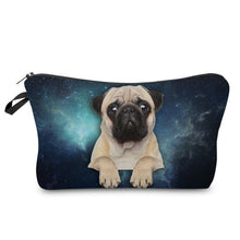 Load image into Gallery viewer, &quot;Pug Galaxy&quot; Women&#39;s Makeup Organizer Bag