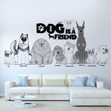 Load image into Gallery viewer, &quot;Dog Is A Friend&quot; Wall Sticker