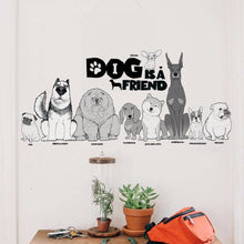 Load image into Gallery viewer, &quot;Dog Is A Friend&quot; Wall Sticker