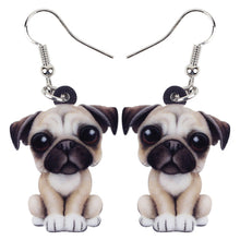 Load image into Gallery viewer, Pug Acrylic Earrings