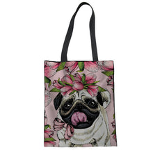 Load image into Gallery viewer, &quot;Pugs Forever&quot; Pug Shopping Bags