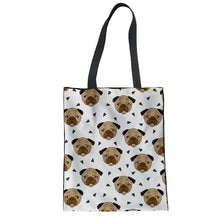 Load image into Gallery viewer, &quot;Pugs Forever&quot; Pug Shopping Bags