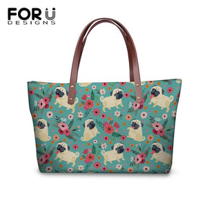 "Pug Patterns" Women's Shoulder Bags