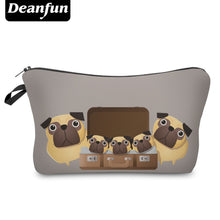 Load image into Gallery viewer, &quot;Pug Family&quot; Women&#39;s Makeup Organizer Bag