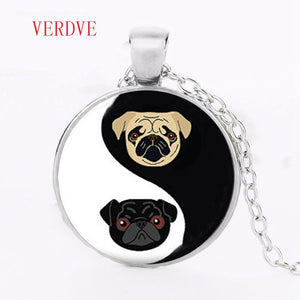 Yin Yang Pug Necklace