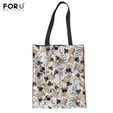 Load image into Gallery viewer, &quot;Pug Patterns&quot; Pug Reusable Bags