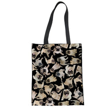 Load image into Gallery viewer, &quot;Pug Patterns&quot; Pug Reusable Bags