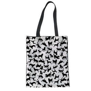 "Pug Patterns" Pug Reusable Bags